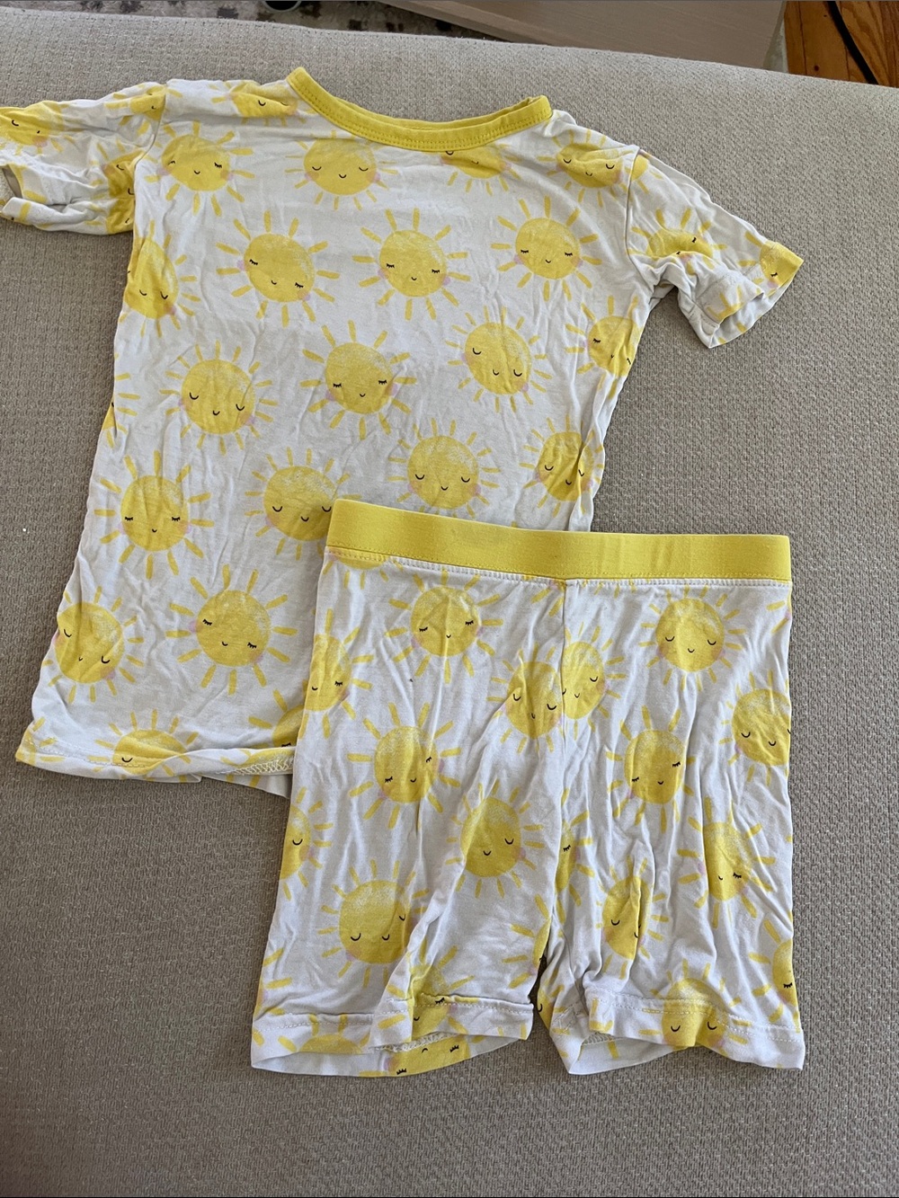 Little Sleepies Sun-Print Short Sleeve Pajama Set 4t
